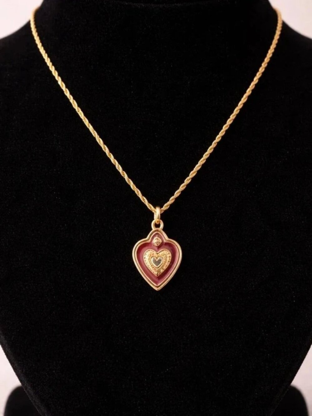 Alex and Ani Gold Heart Vintage Necklace – Angel Message Pendant